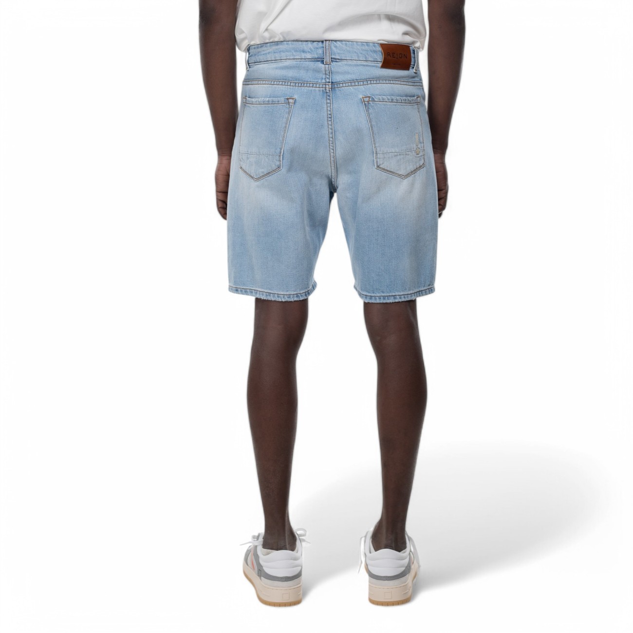Reign bermuda di jeans da uomo