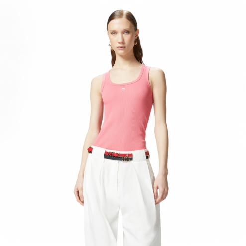 Pinko canotta a costine rosa calcolatore