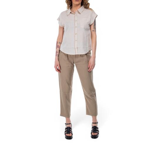 Artlove camicia in lino beige