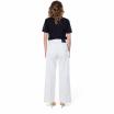 John Richmond jeans bianco a palazzo