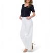 John Richmond jeans bianco a palazzo