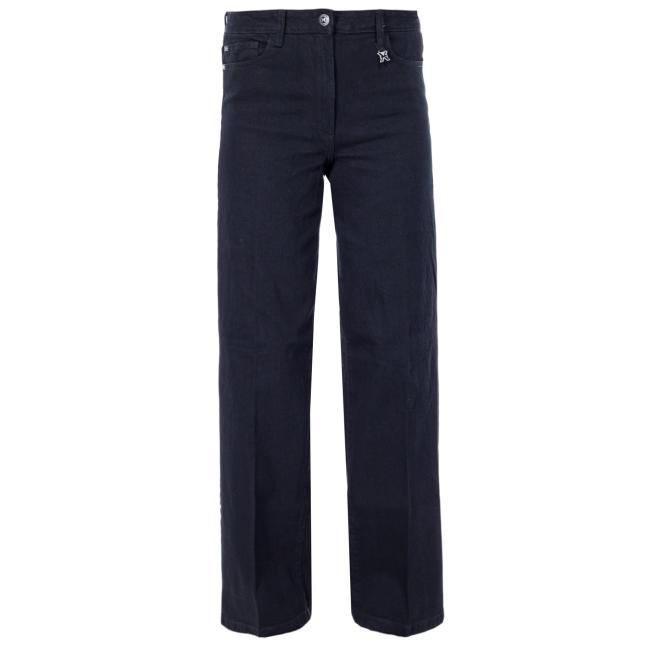 John Richmond jeans nero a palazzo
