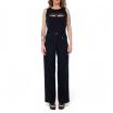 John Richmond jeans nero a palazzo
