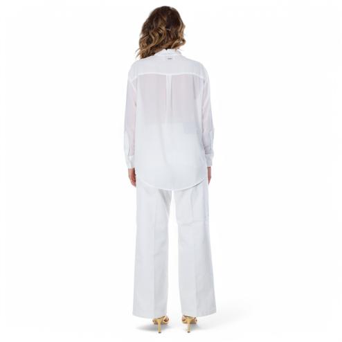 NoSecrets camicia bianca con pizzo