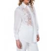 NoSecrets camicia bianca con pizzo