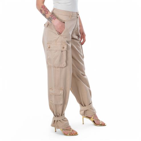 Nosecrets pantaloni cargo beige