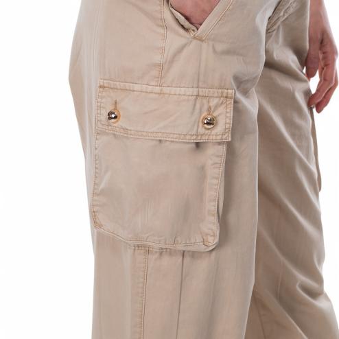 Nosecrets pantaloni cargo beige
