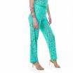 Nosecrets pantaloni verdi in pizzo