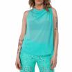Nosecrets top verde con sciarpina