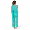 Nosecrets top verde con sciarpina
