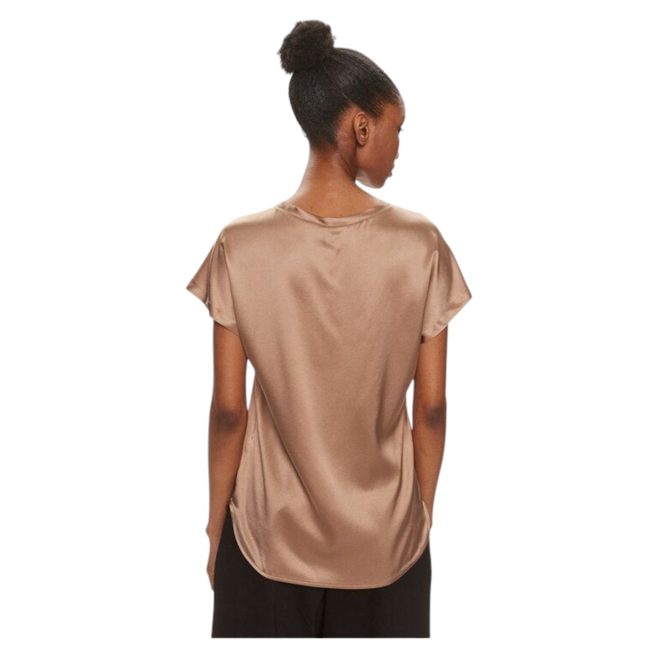 Pinko blusa in seta marrone