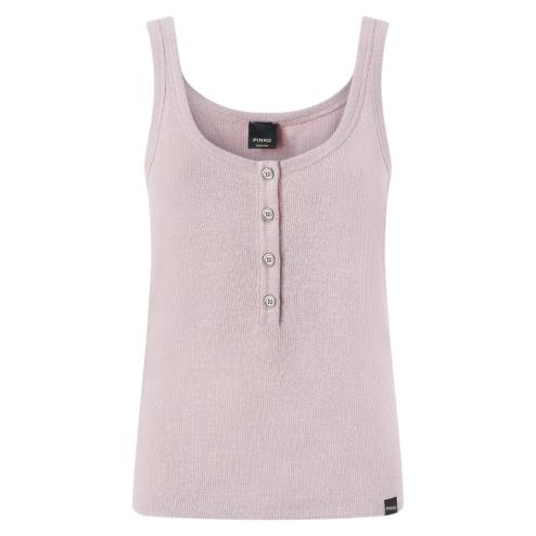 Pinko lurex top pink