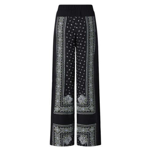 Pinko elegant trousers black white