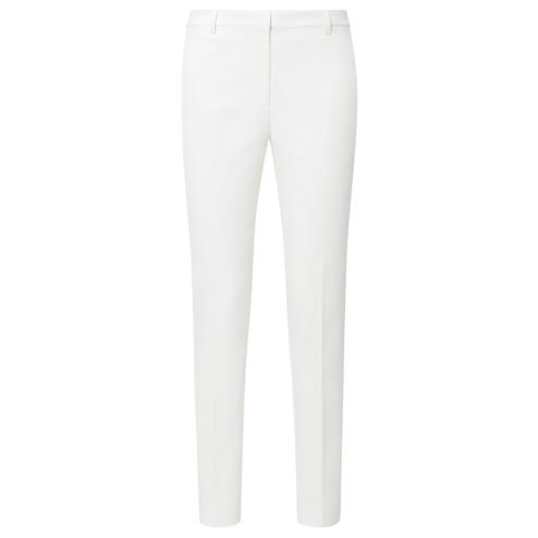 Pinko white trousers stretch linen