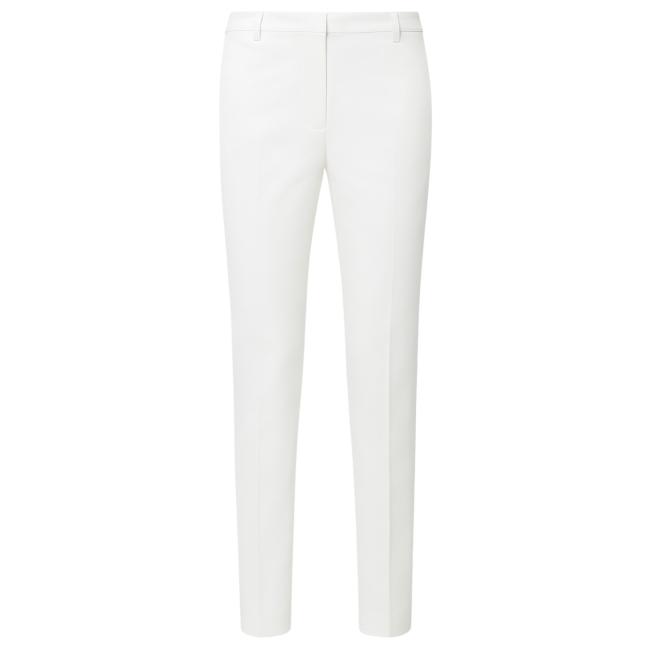 Pinko pantalone bianco in lino stretch