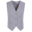 Hinnominate gilet grigio gessato