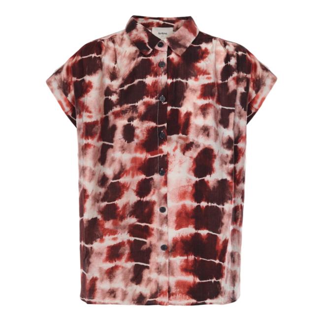 Artlove camicia tie-dye marrone