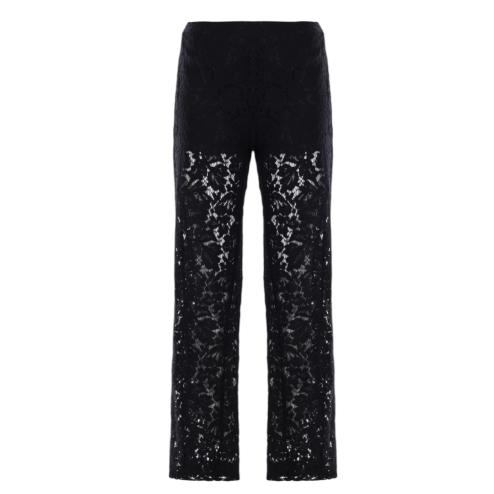 Nosecrets pantaloni neri in pizzo