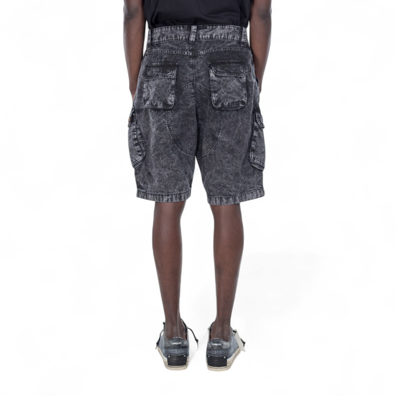 Alpha Industries short grigio con tasconi