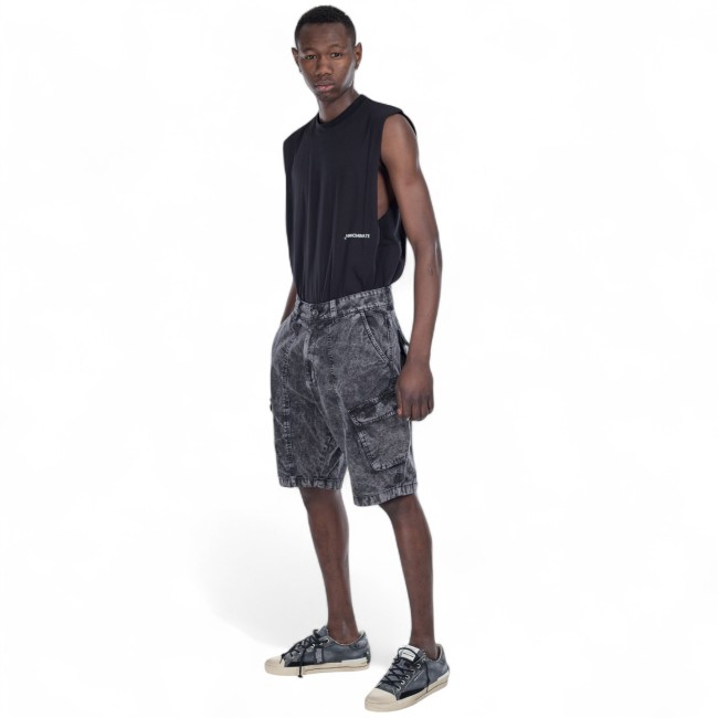 Alpha Industries short grigio con tasconi