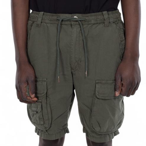 Alpha Industries short verde con tasconi