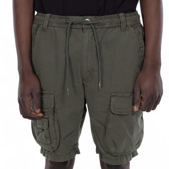 Alpha Industries short verde con tasconi
