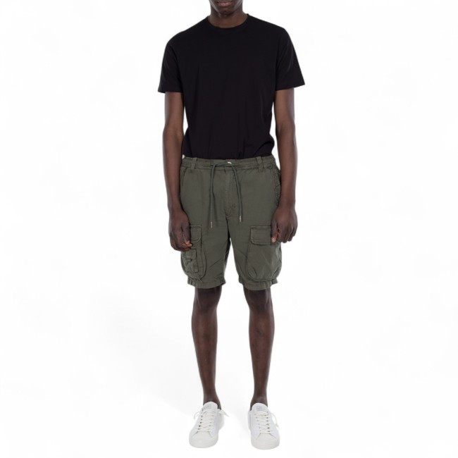 Alpha Industries short verde con tasconi