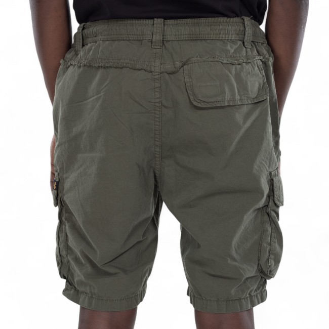Alpha Industries short verde con tasconi