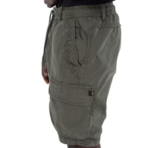 Alpha Industries short verde con tasconi