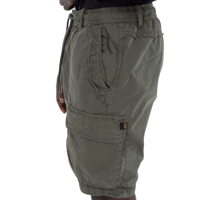 Alpha Industries short verde con tasconi
