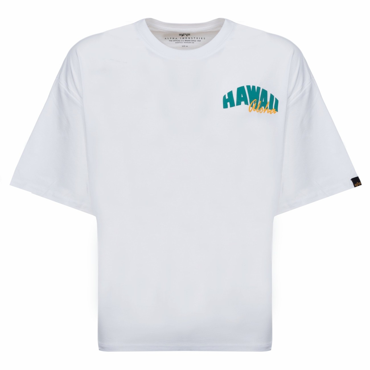 Alpha Industries t-shirt over hawaii