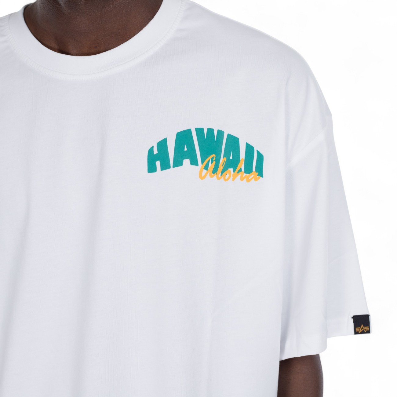Alpha Industries t-shirt over hawaii