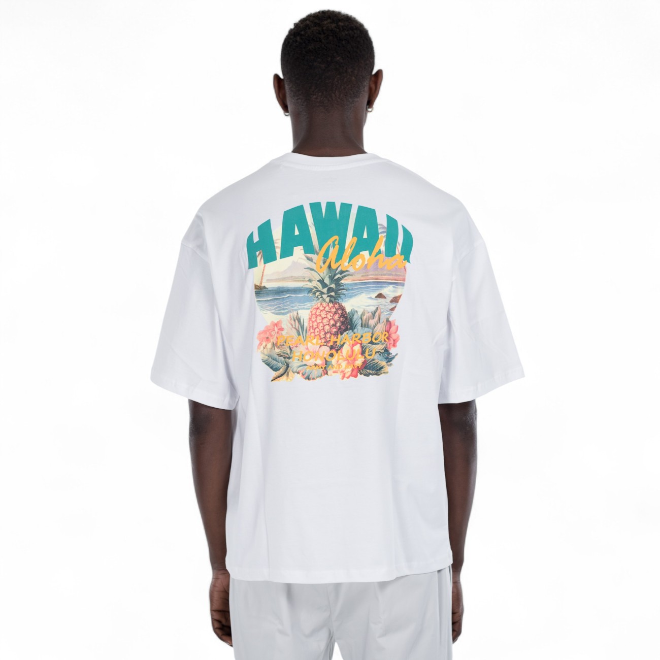 Alpha Industries t-shirt over hawaii