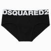 Dsquared2 slip nero elastico logato