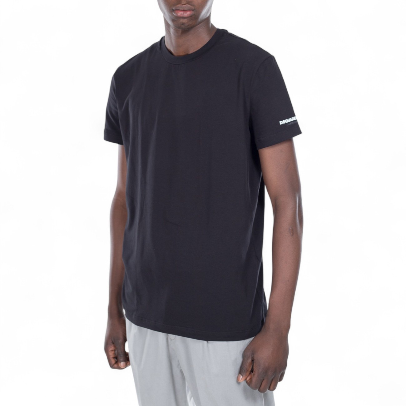 Dsquared2 t-shirt nera basica