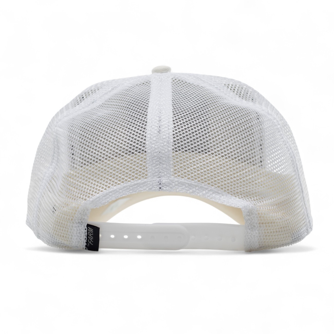 Goorin trucker hat Lone Wolf white
