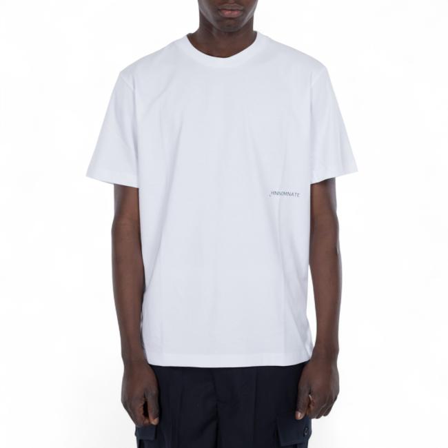Hinnominate t-shirt bianca logo nero