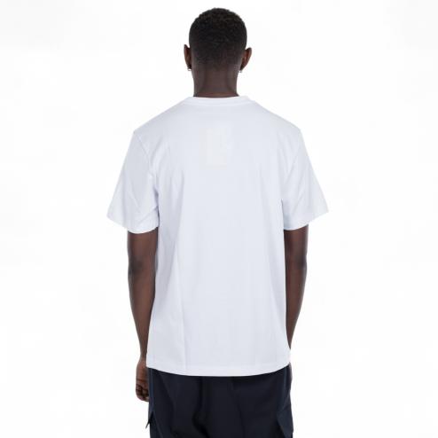 Hinnominate t-shirt bianca logo nero
