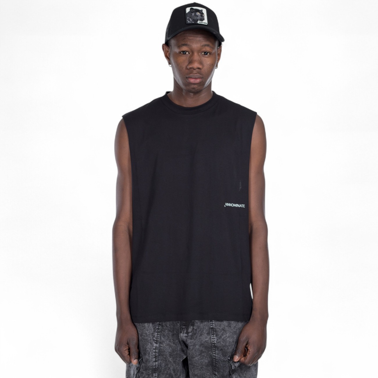 Hinnominate t-shirt nera smanicata