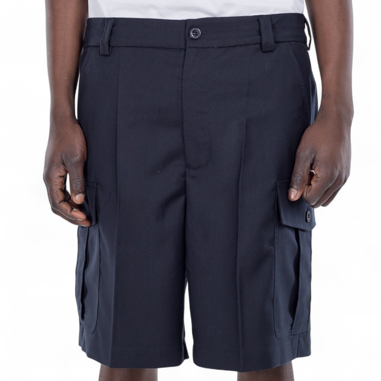 John Richmond cargo shorts blue