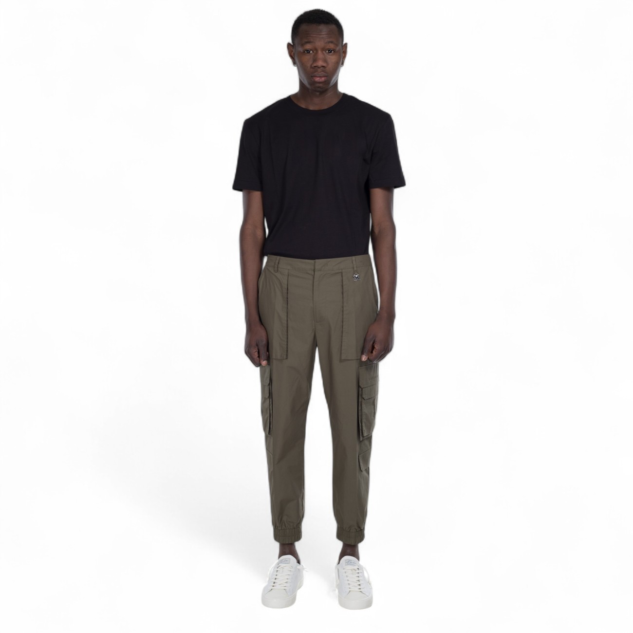 John Richmond pantalone cargo verde