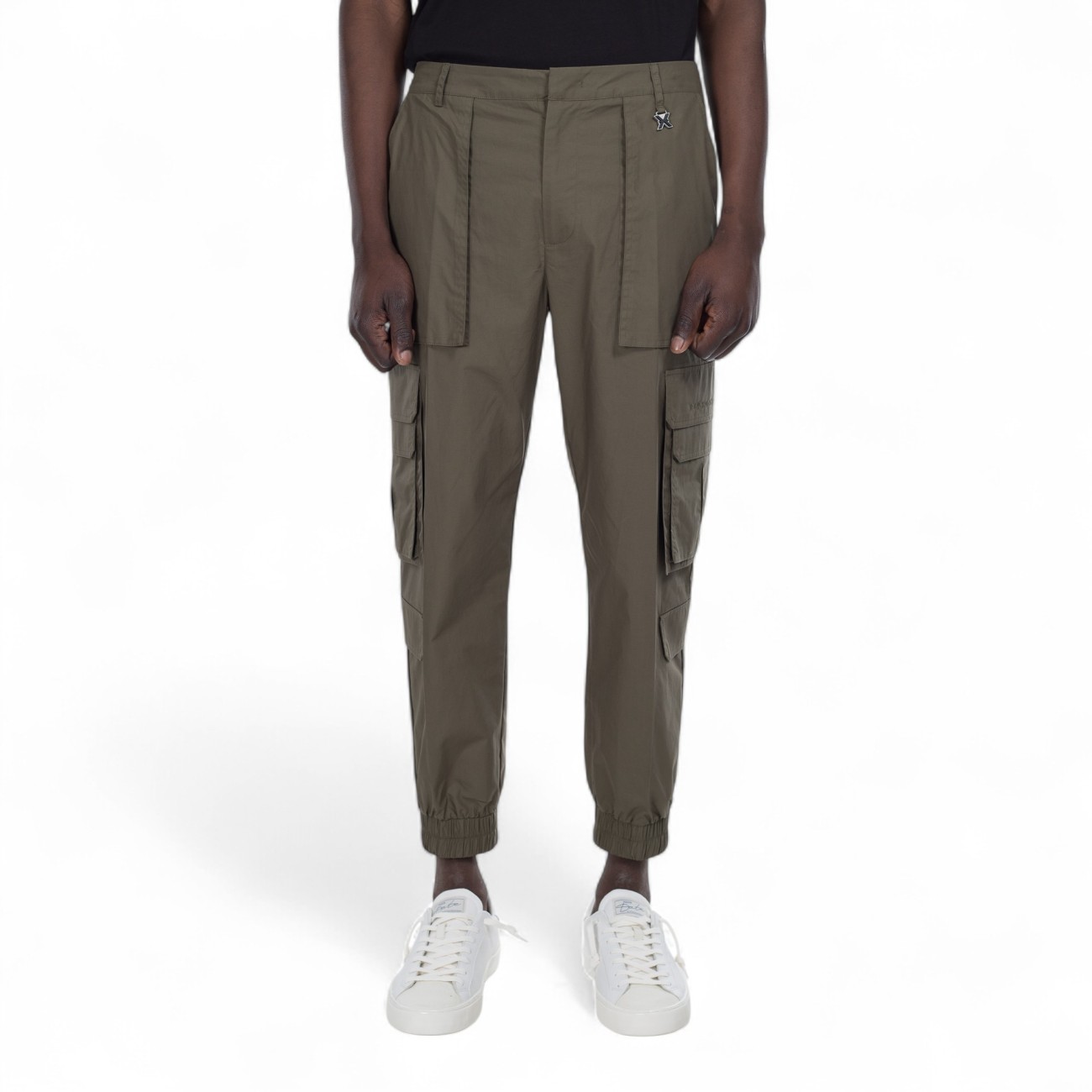 John Richmond pantalone cargo verde