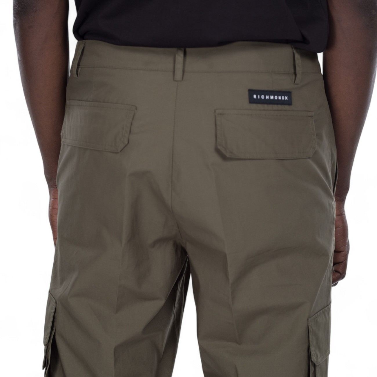 John Richmond pantalone cargo verde