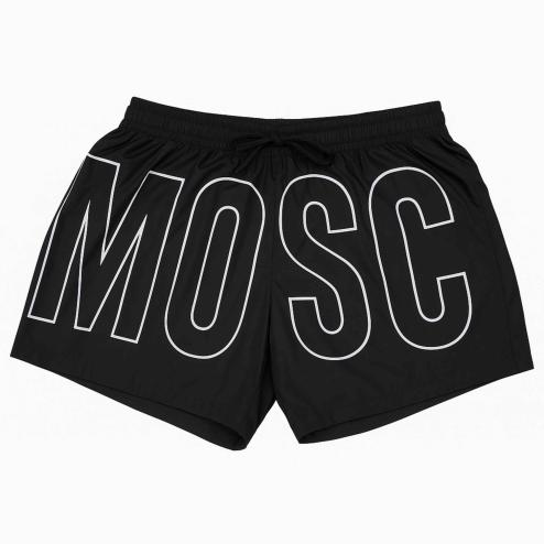Moschino swimming trunks black with logo
