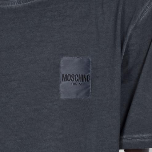 Moschino t-shirt grigia effetto vintage
