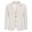 Outfit giacca beige in lino