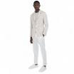 Outfit giacca beige in lino