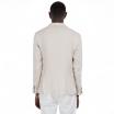Outfit giacca beige in lino