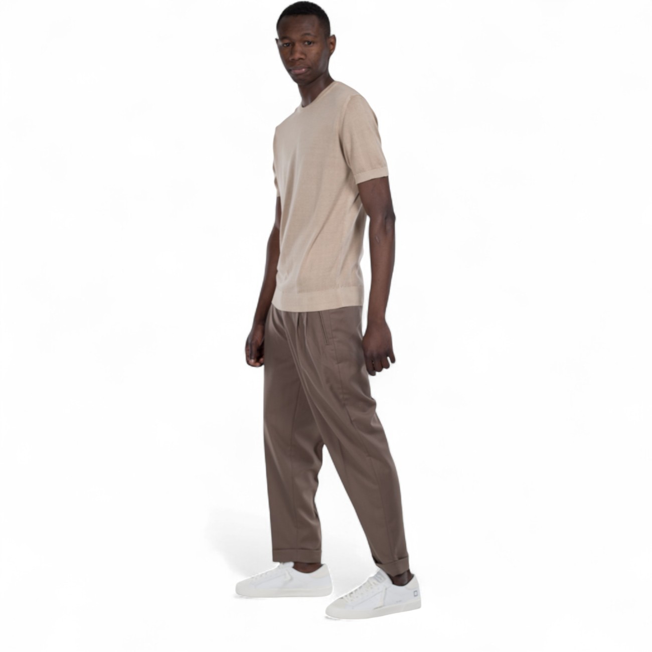 Outfit ma t-shirt beige