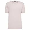 Outfit maglia maniche corte in filo rosa